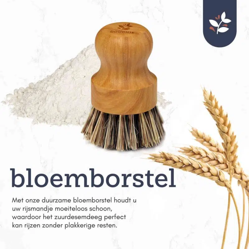 Doughie - Bloemborstel met descriptie