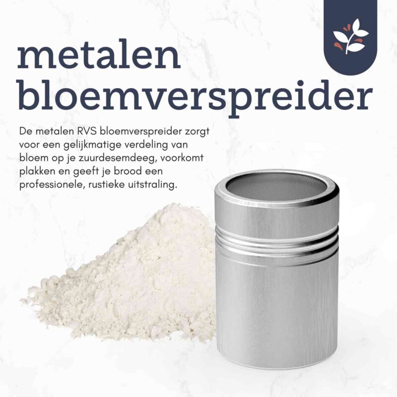 Doughie - Metalen bloemverspreider met descriptie