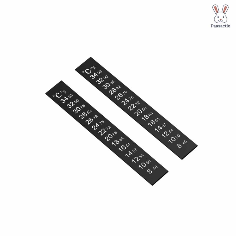 Temperatuurstrips (2 stuks) - Afbeelding 1