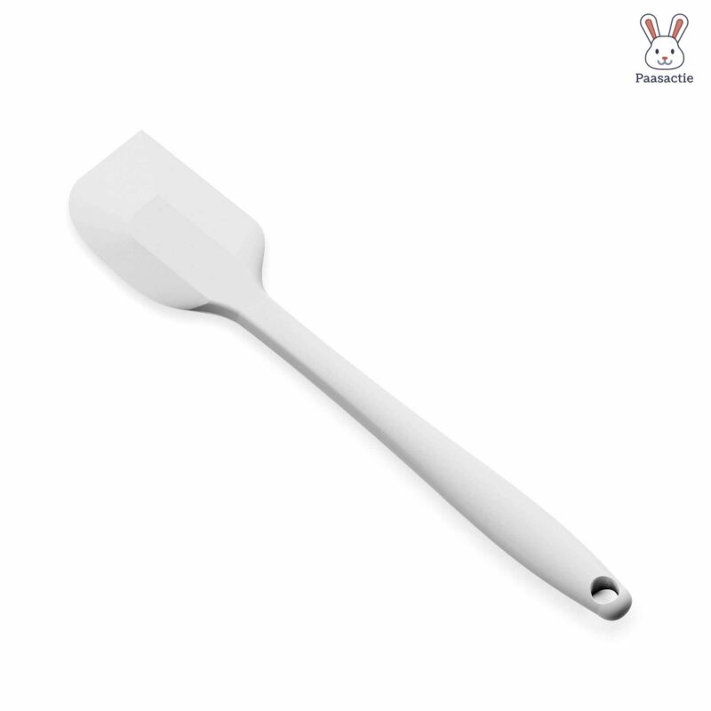 Witte silicone spatel