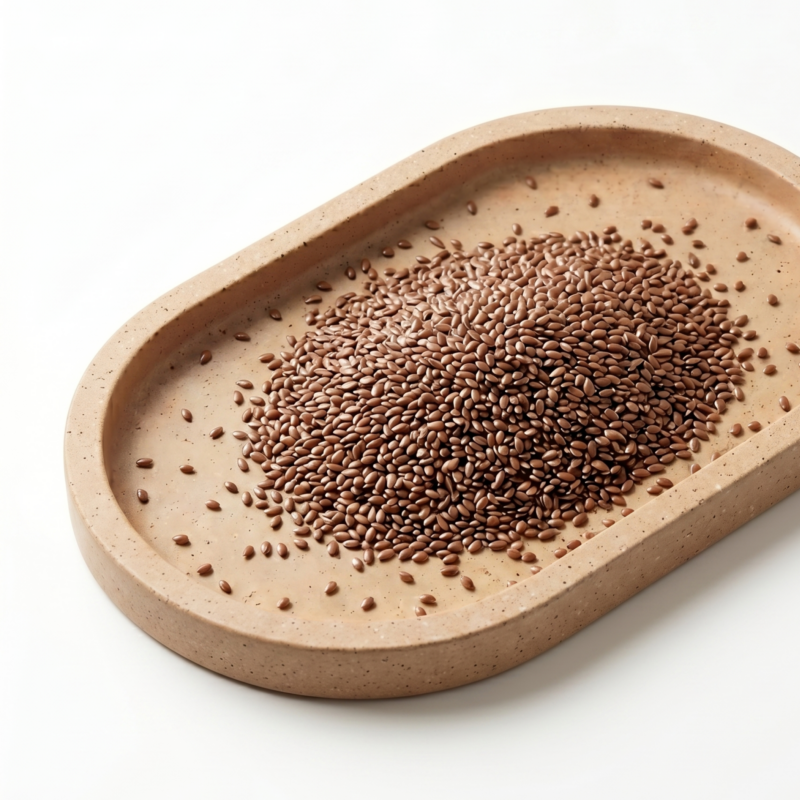 Bruin Lijnzaad 500 g - Afbeelding 2